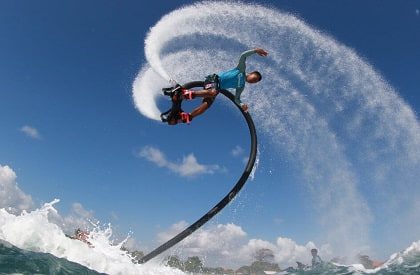 Flyboard Flying Winter Sports The Mountains Adventure 1