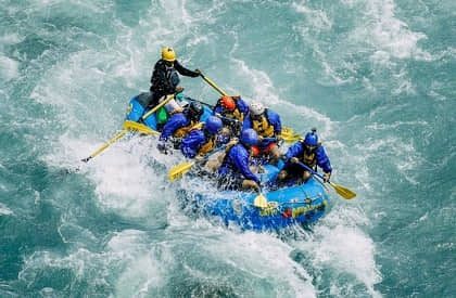 River Rafting Water Sports The Mountains Adventure